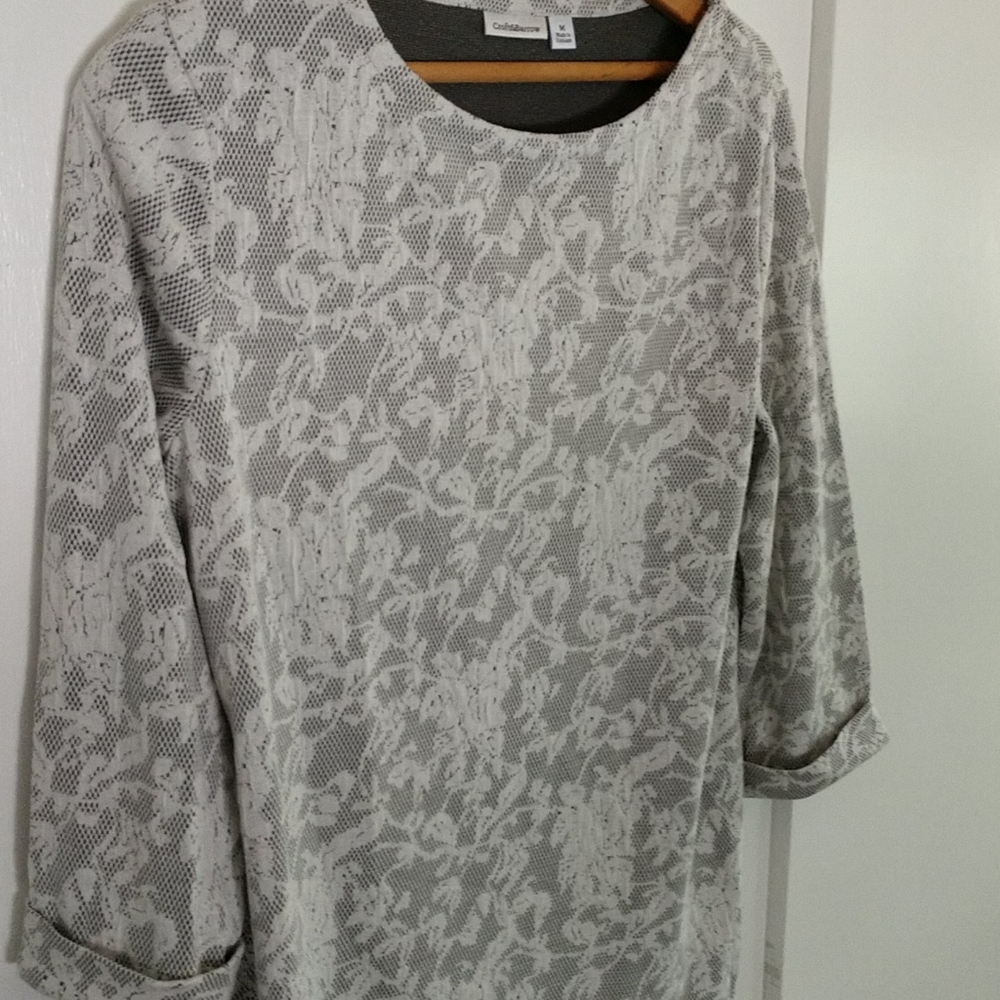 Croft & Barrow 3/4 Sleeve Top (M) - Picture 6 of 7